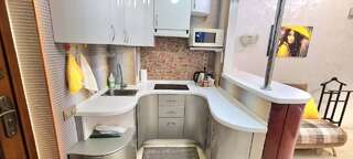 Гостиница  Гостиница Парк Отель Севастополь Студия с мини-кухней с двуспальной кроватью, диванчиком и с видом на город-5